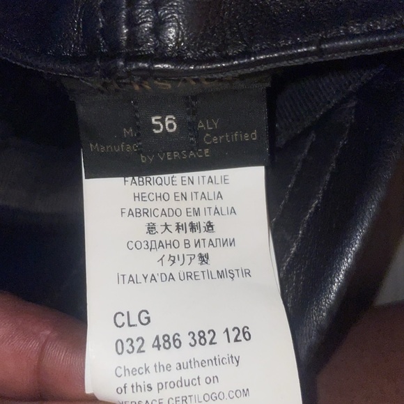 Authentic Leather Versace hat - Picture 4 of 6